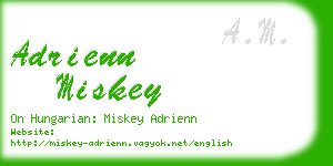 adrienn miskey business card